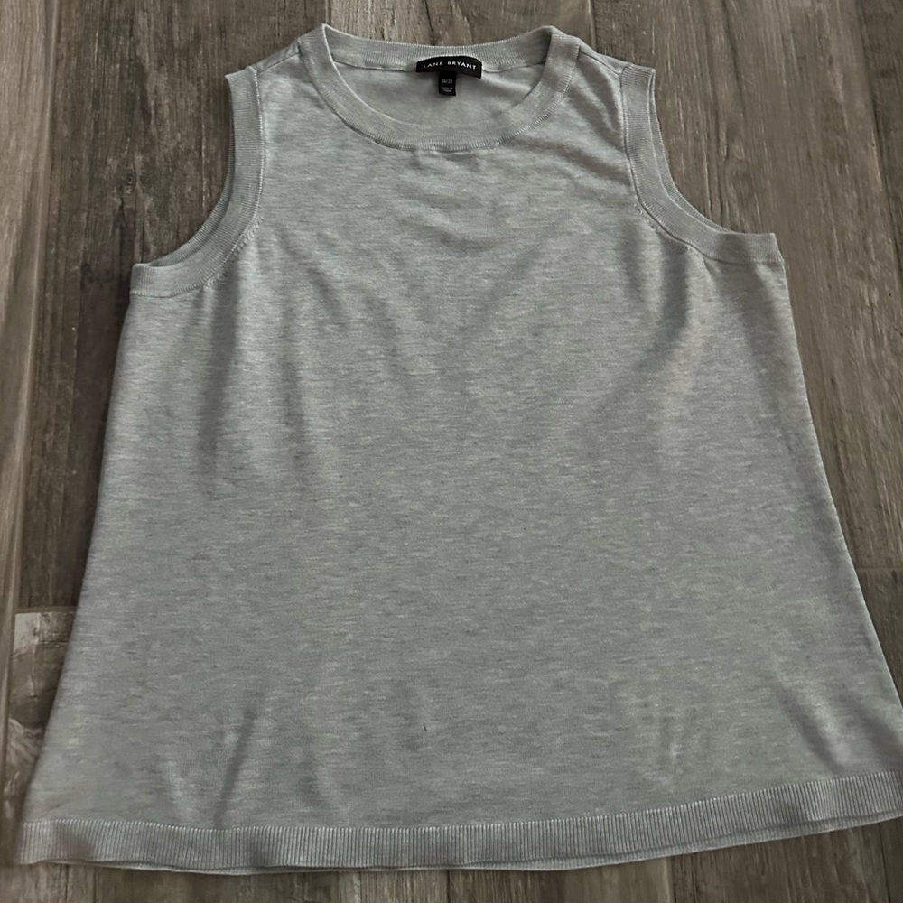 Lane Bryant Gray Sleeveless Women's Top